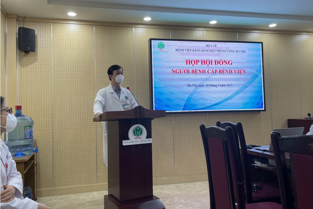 HỌP HỘI ĐỒNG NGƯỜI BỆNH CÁC KHOA LÂM SÀNG BỆNH VIỆN 